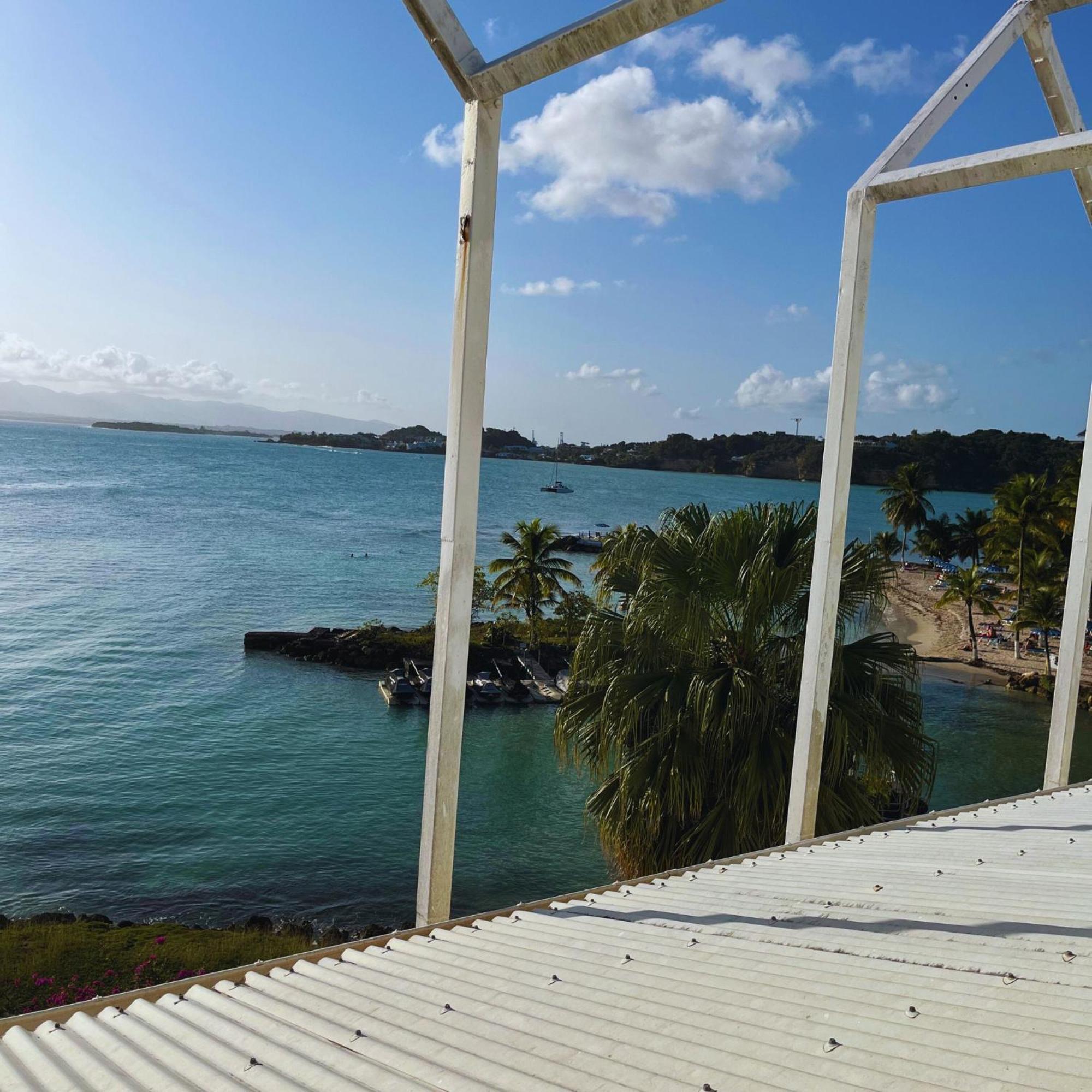 Appartement Les Yuccas, Vue Sur La Mer Et Les Montagnes Le Gosier  Exteriör bild